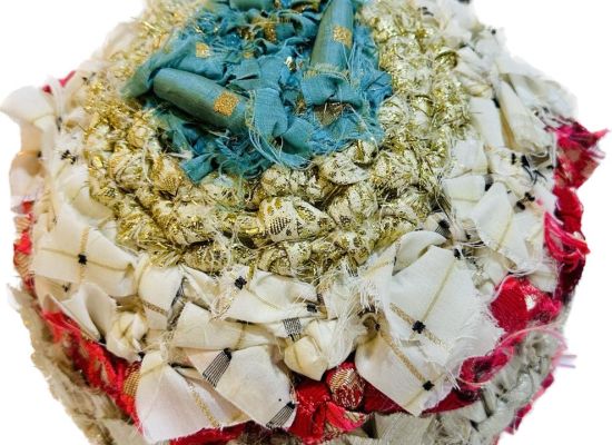 Prayer of Day Fourteen: Al-Qurqa’oun and the Prayer of Love  Work Size: 70 cm Medium: Fabrics